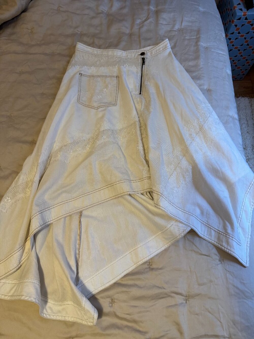 Pilcro / Anthropologie Asymmetrical Skirt